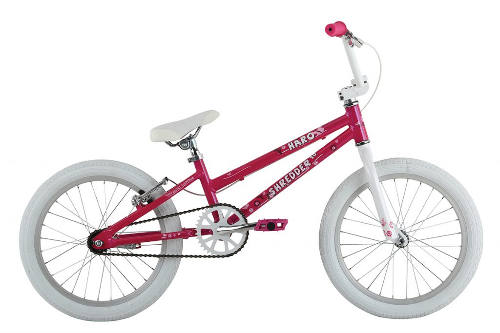 pink haro bike