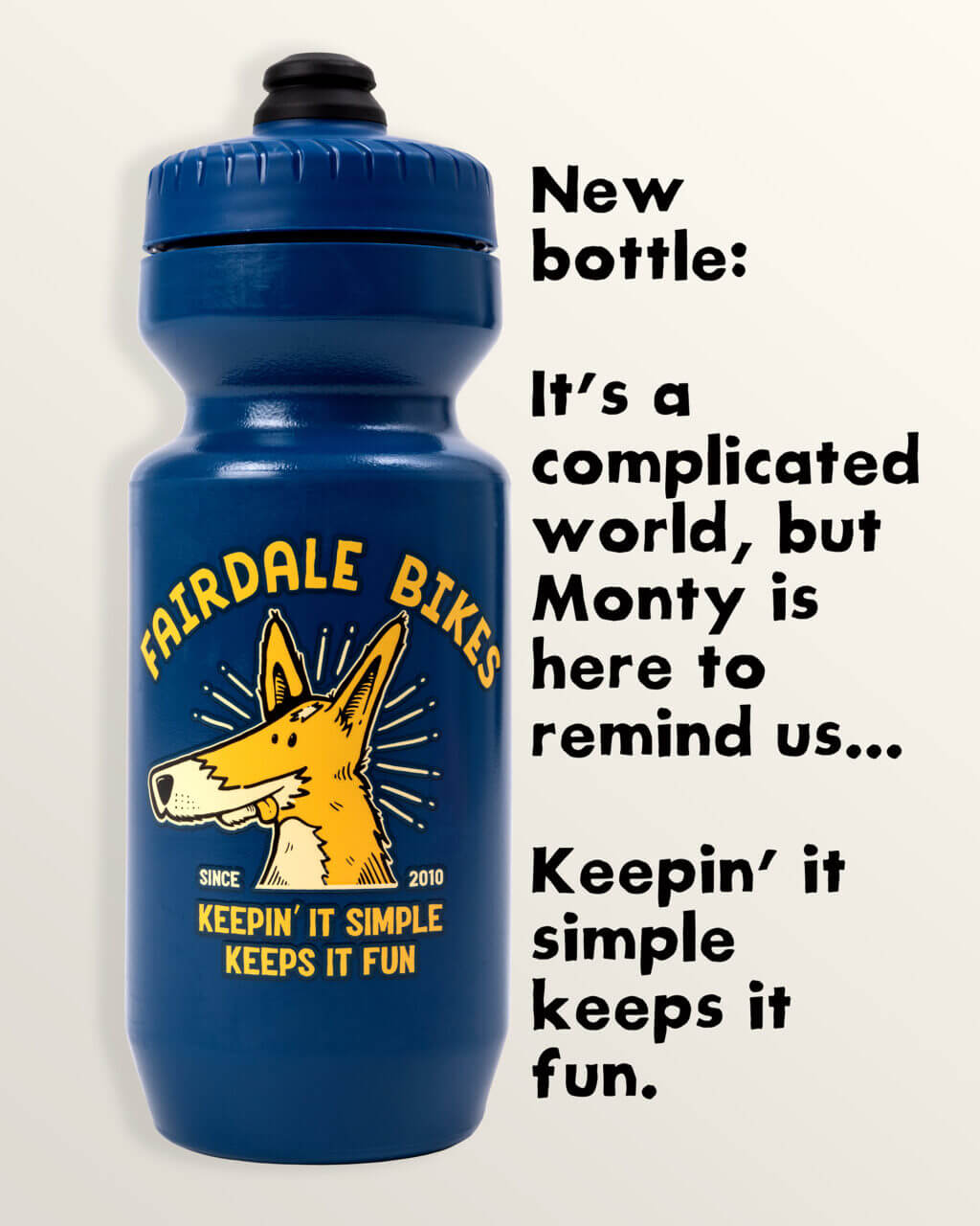 FAIRDALE SIMPLE MONTY PURIST BOTTLE - モトクロスインターナショナル